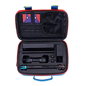 Nintendo Switch Eva Case Hard Shell Mario Case Red  Blue Carry Case