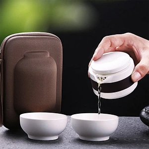 Factory Direct Supply  Big Custom Travel  Eva Tea Set Case for outdoor travel carrying