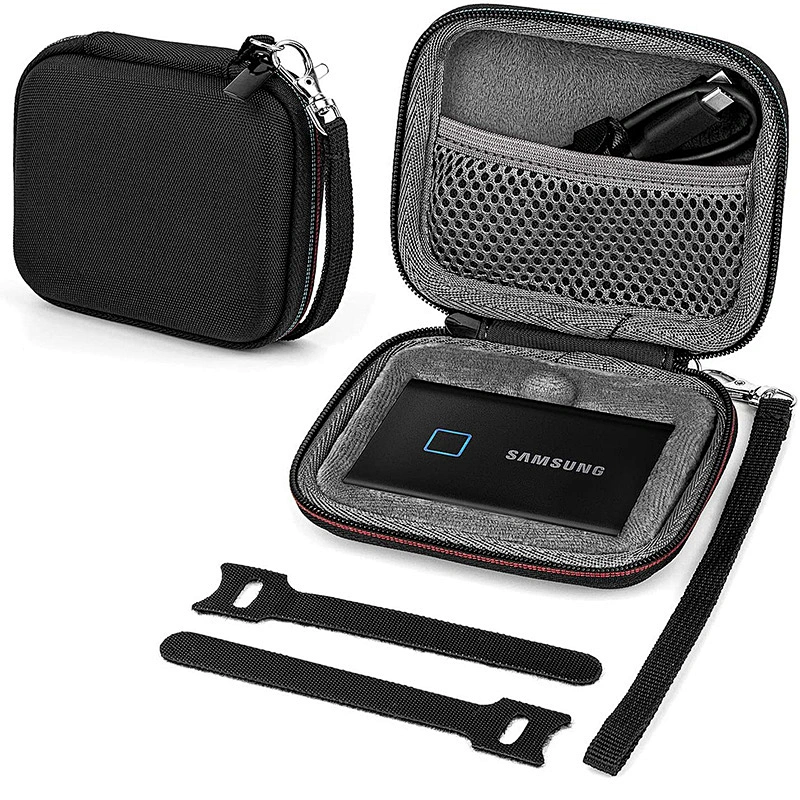 Case for Samsung T7/ T7 Touch Portable SSD Travel Carry Case Protective Cover