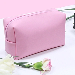 black waterproof frosted cosmetic black lipgloss bags zip