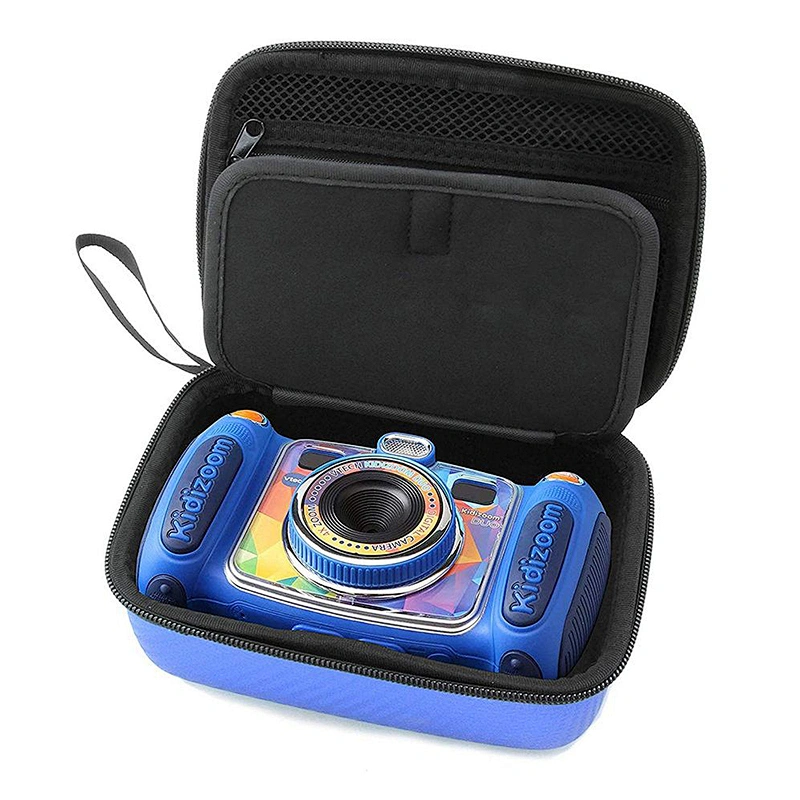 Custom Zipper Travel Portable Waterproof DUO Selfie Camera Hard Case for VTech Kidizoom Camera