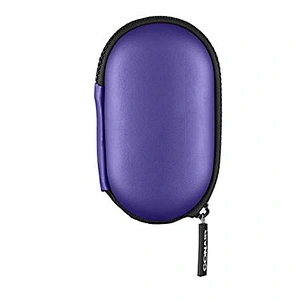 Custom Logo  Travel Portable Coloful Oval Hairbrush Case