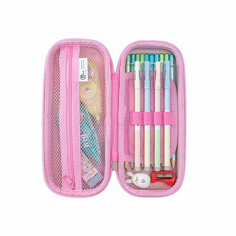 capsule double decker  holographic pop it  pencil case with window