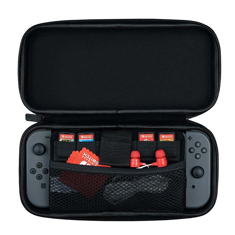 Carrying Portable Storage Travel Protection Holding Soft Black Manufacturer Cat  Case for Nintendo Switch Game