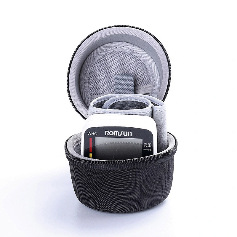 Custom Small MOQ RTS Sphygmomanometer Storage Carrying Case Professional Blood Pressure Monitor Bag Black
