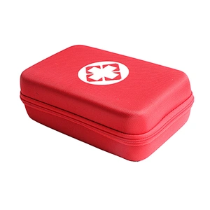 everything in awaterproof labelled  hard case first aid kit for outdoor activity