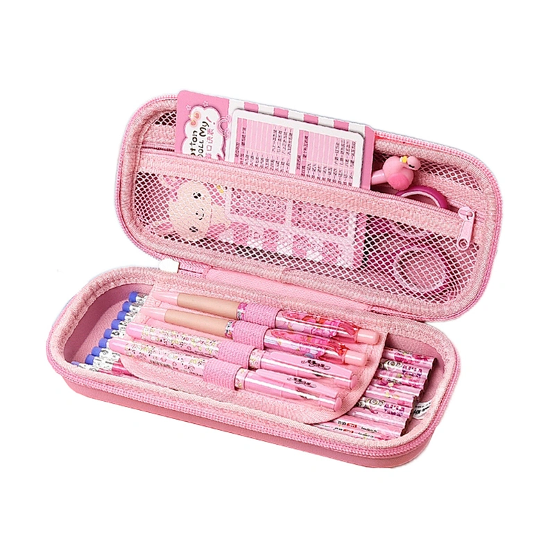 saffiano liquid  multifunction pencil case with calculator