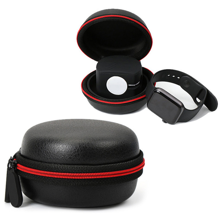 customize travel protector leather display carbon wrist  luxury apple watch case