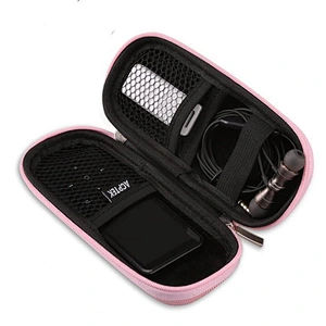 Custom Small MOQ RTS Pink QC20 MP3 Player Carrying EVA Hard Case Cover for Digital Voice Recorders
