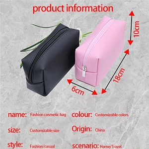custom unisex design cosmetics makeup bag holographic neoprene colorful