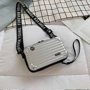 custom various colors portable abs cosmetic bag