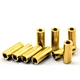 Factory Custom Good Quality Brass Metric Female thread Round Coupling Nuts