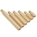 Custom High Quality Precision Brass Spacer Male Female Hex Socket Head Standoff Screws