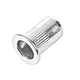 Wholesale Good Quality Zinc Plated Aluminium Alloy Knurled Insert Flanged Head Rivet Nut