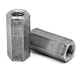 Custom High Quality Precision Zinc-plated 304 Stainless steel Thread External Hex Coupling Nut