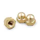 Factory Custom High Quality Brass Hex Acorn Nuts Cap Cover Copper Right Hand External Hexagon Nut