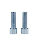Custom Made high quality carbon steel plated with blue zinc hexagon socket bolts