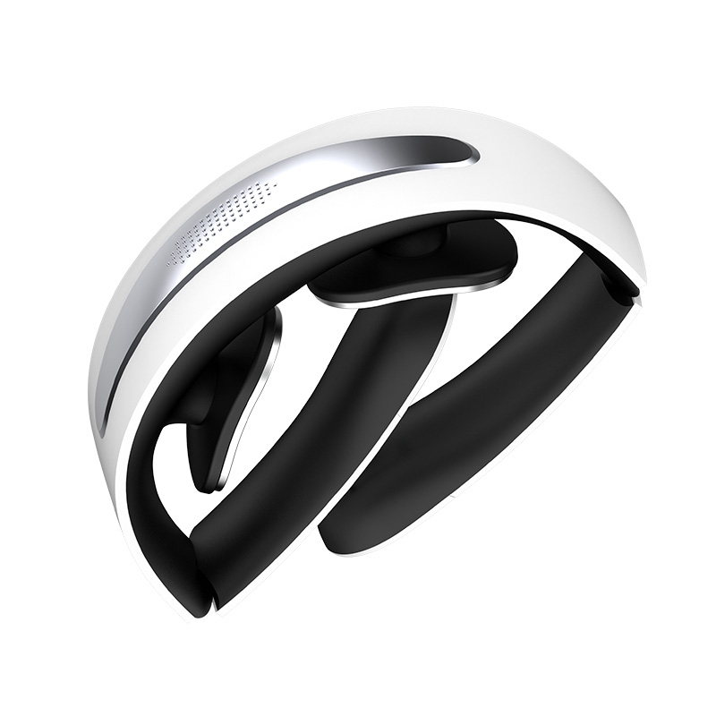 10 Modes and 15 Powers Portable Wireless Neck Massager Motor Vibration and Low Pulse Dual Output Smart Neck Care Massager