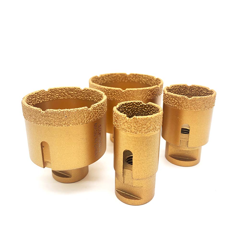 vacuum brazed dry core bit
