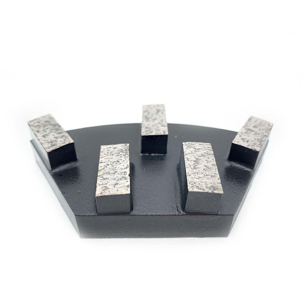 Diamond grinding plate for concrete
