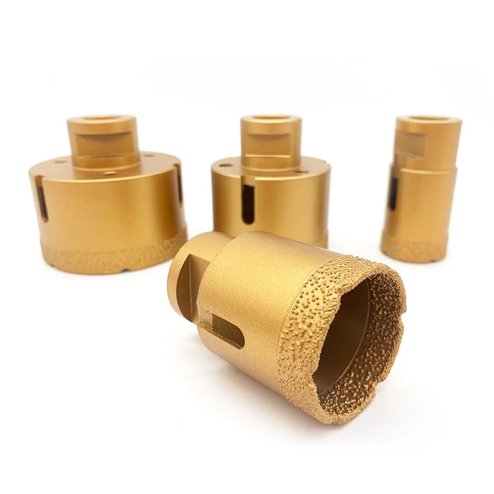 vacuum brazed dry core bit
