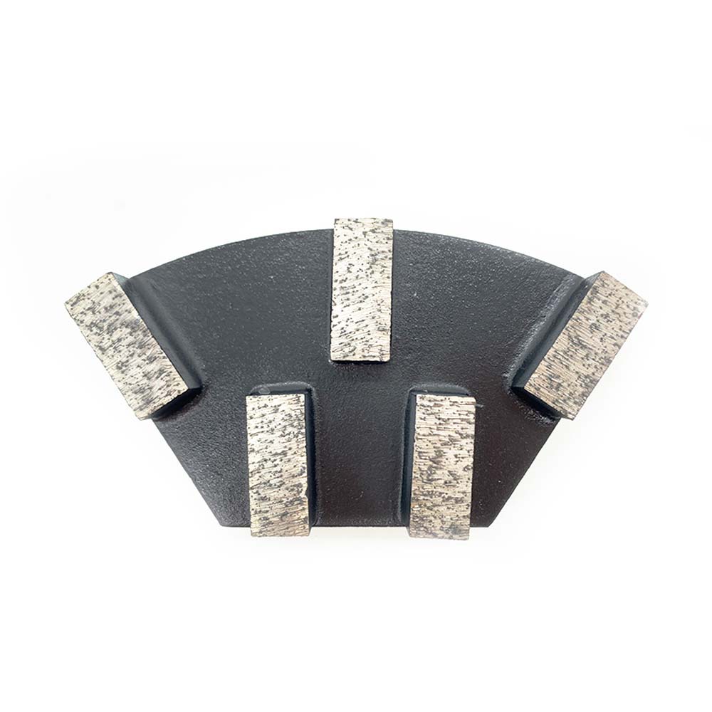 Diamond grinding plate for concrete