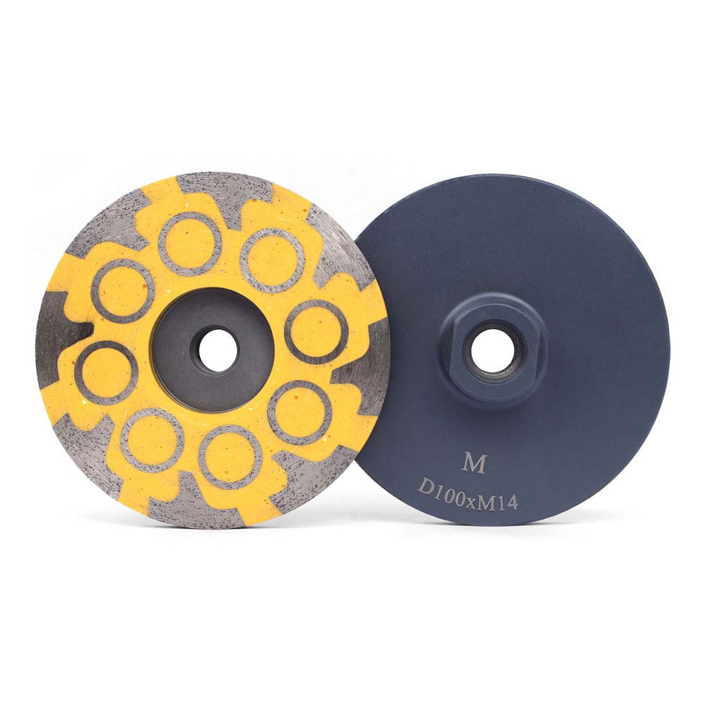 protective resin filled cup wheel