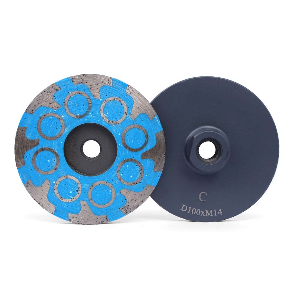 protective resin filled cup wheel