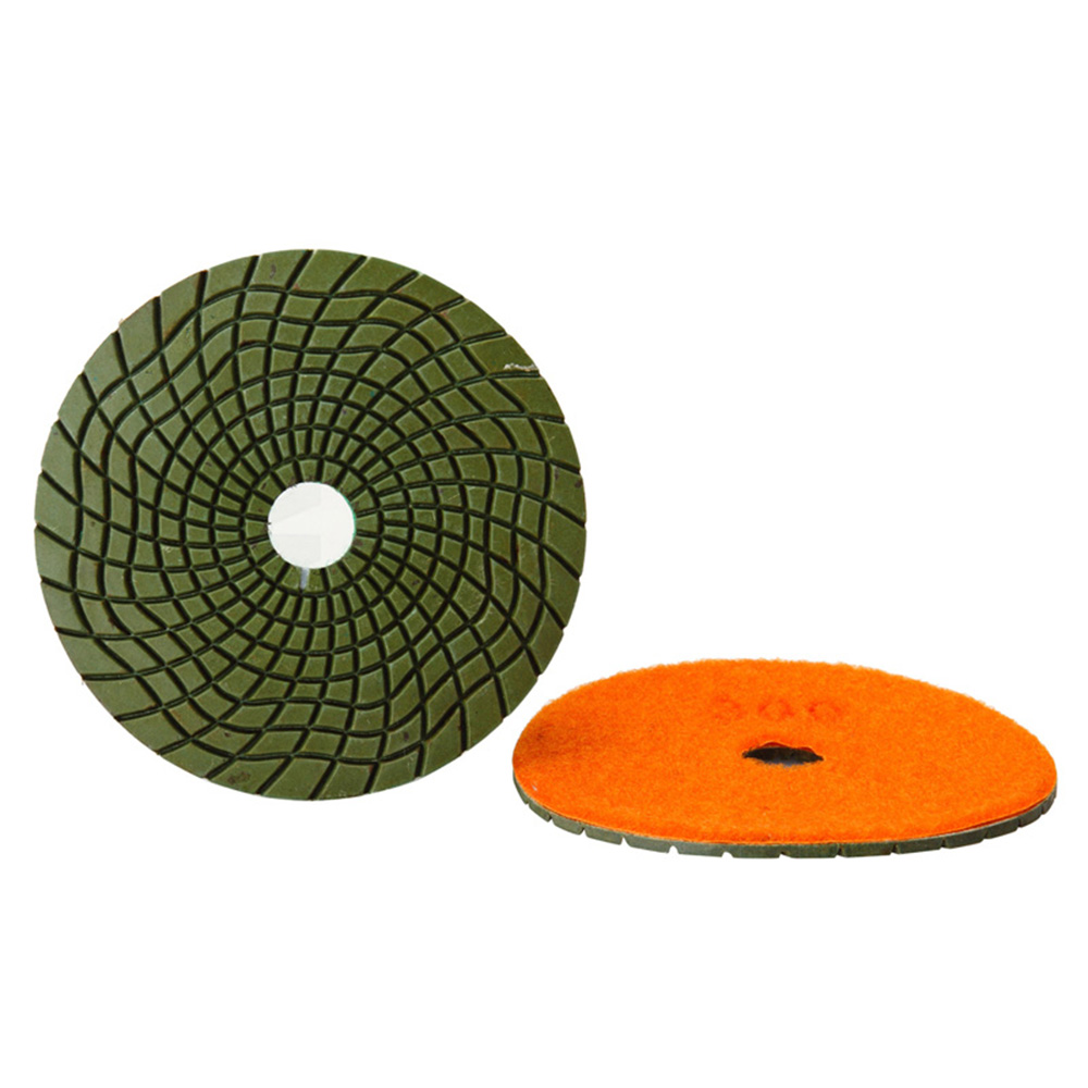 7 step wet polishing pad