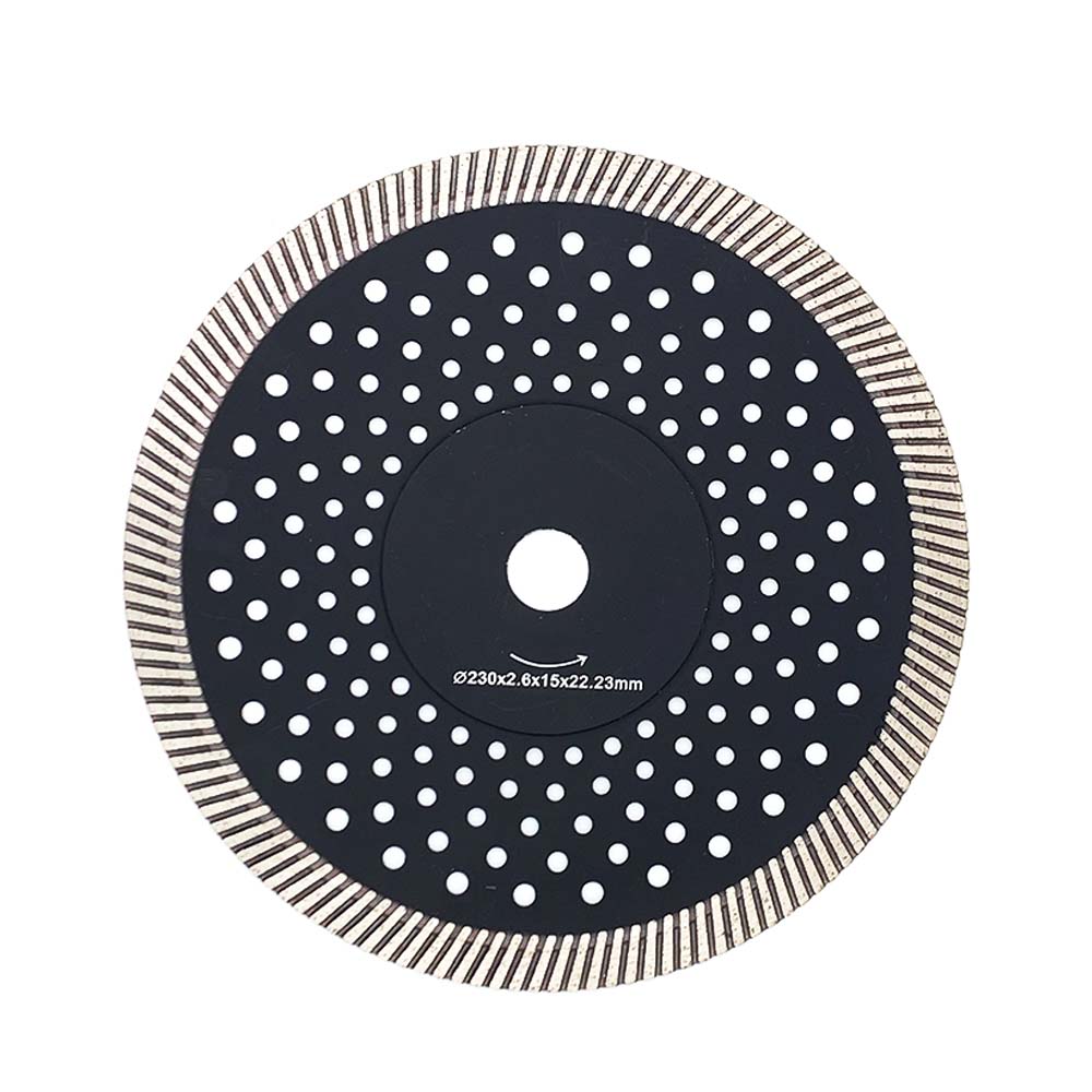 turbo reinforced blade for granite