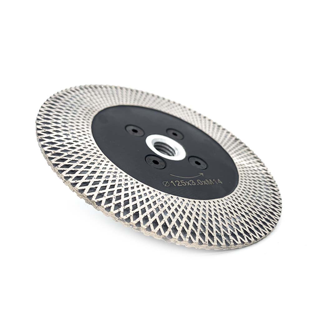 mesh turbo grinding blade with flange