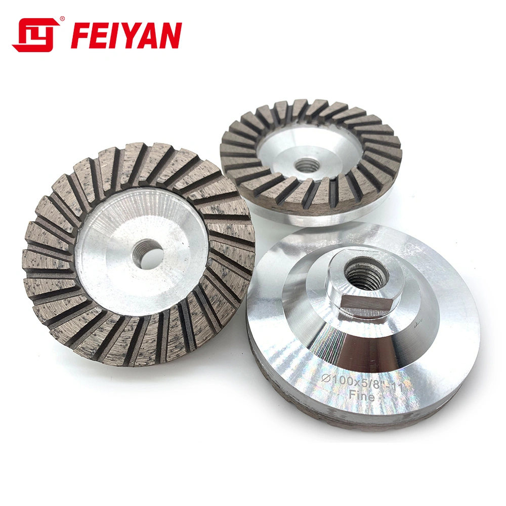 cup wheel with aluminum