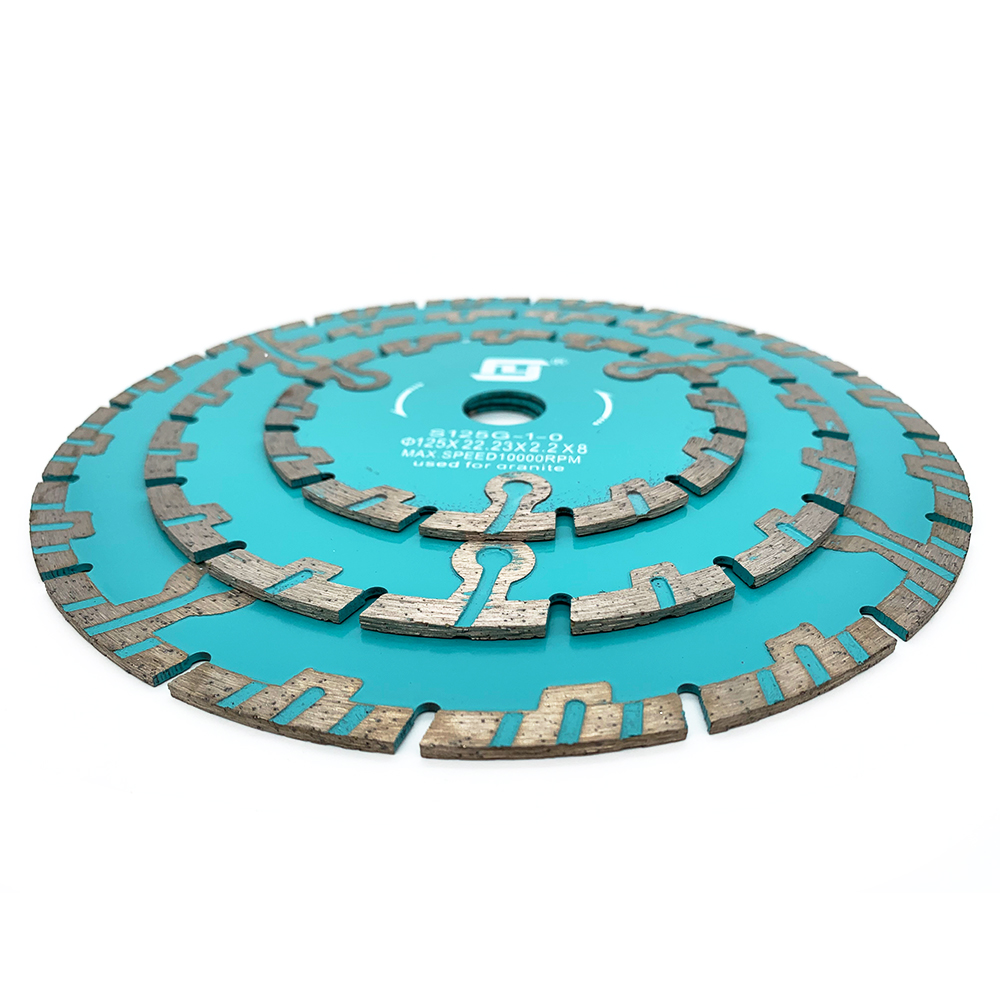 turbo blade with protective for granite