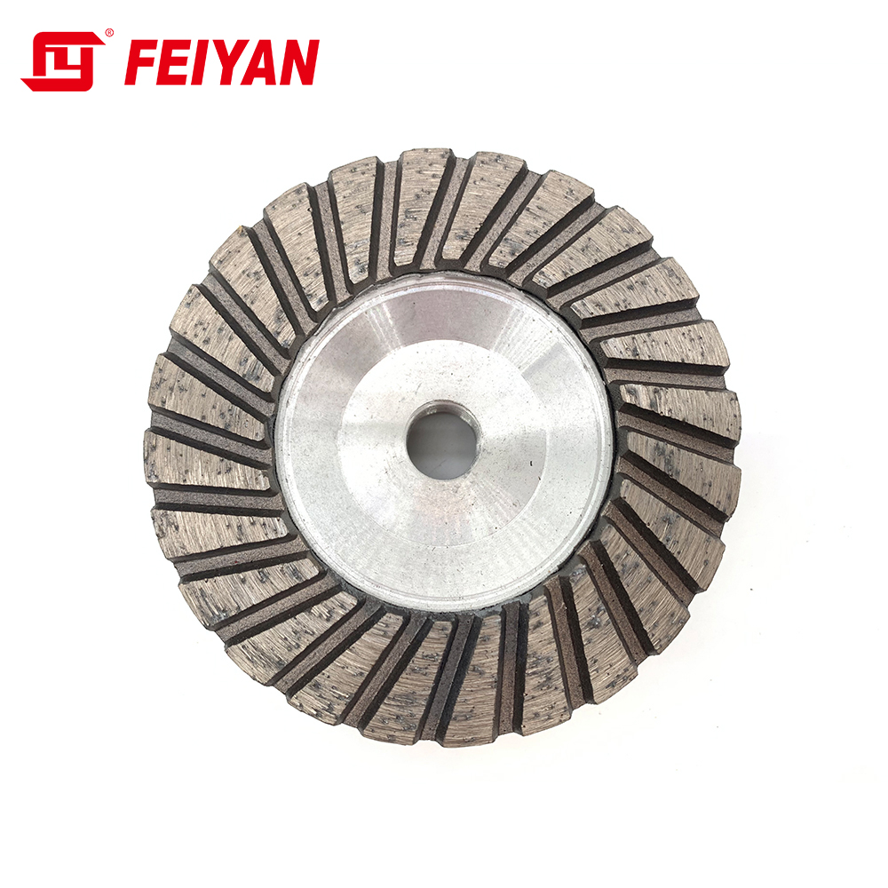 cup wheel with aluminum