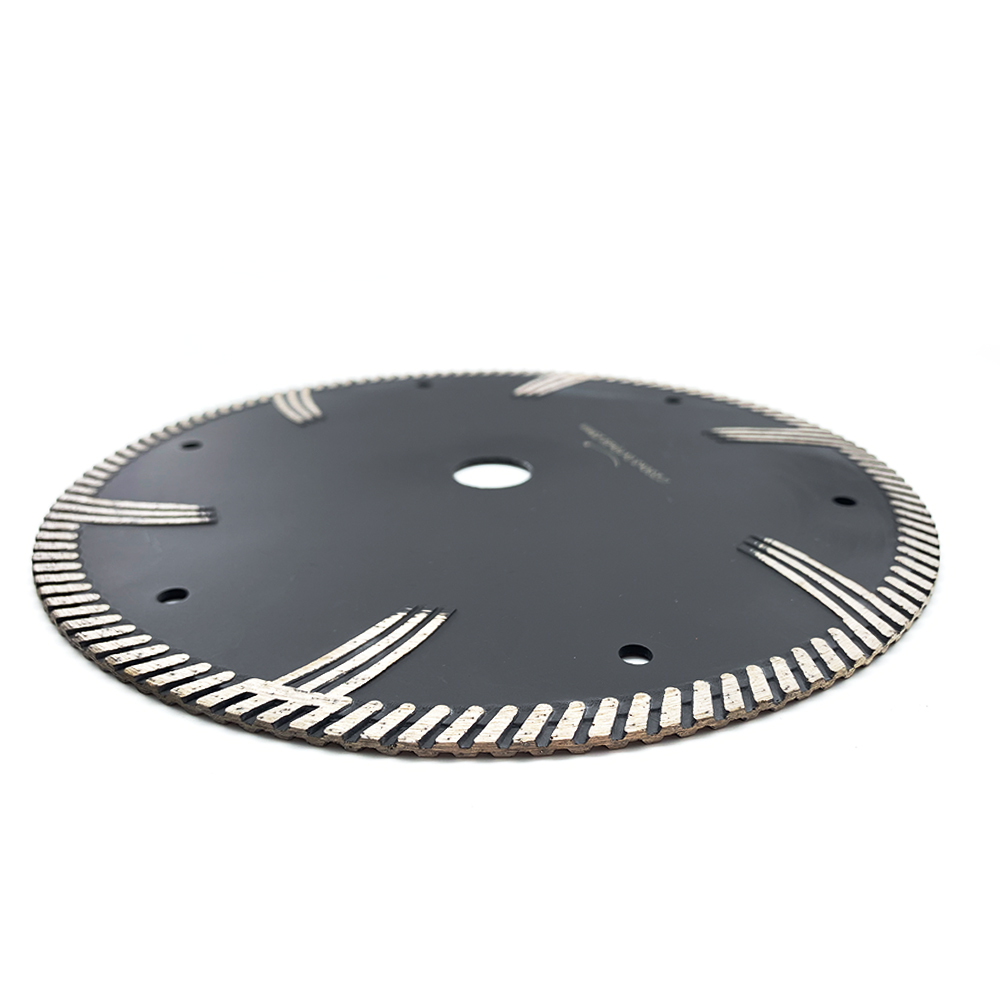 turbo continuous rim protective blade for granite
