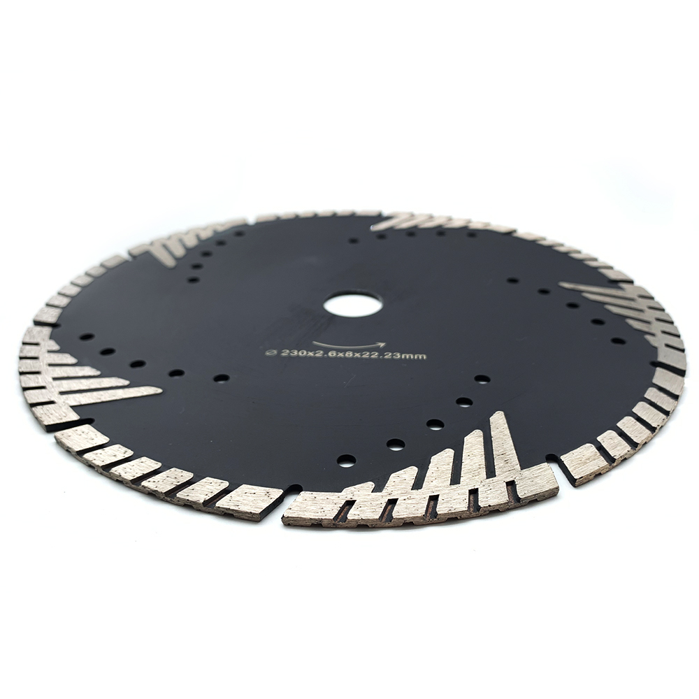 triangle protective turbo blade for granite