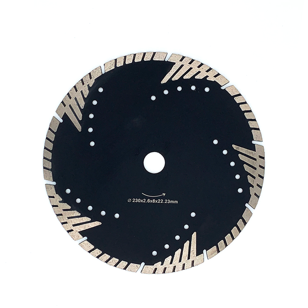 triangle protective turbo blade for granite