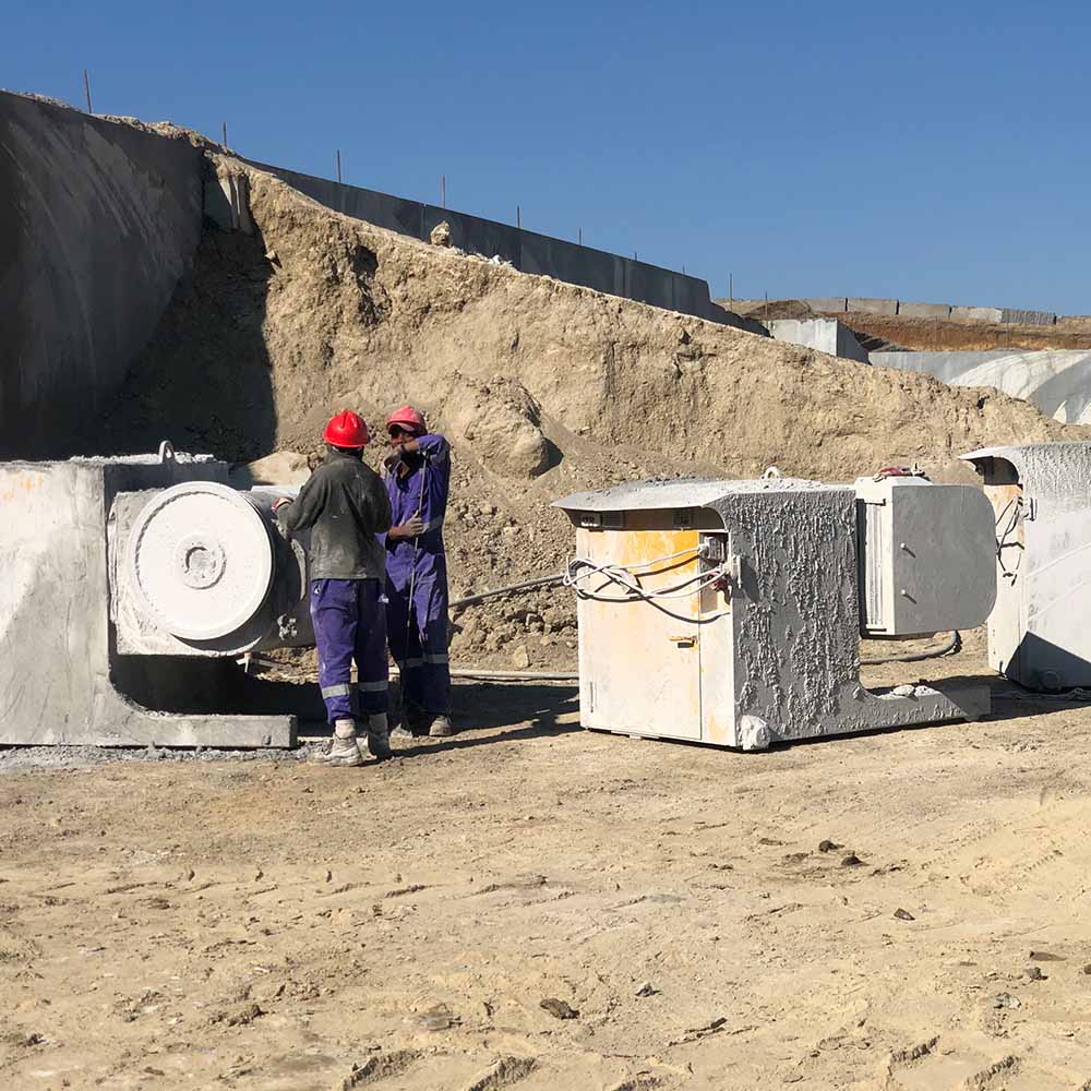 diamond wire saw quarry