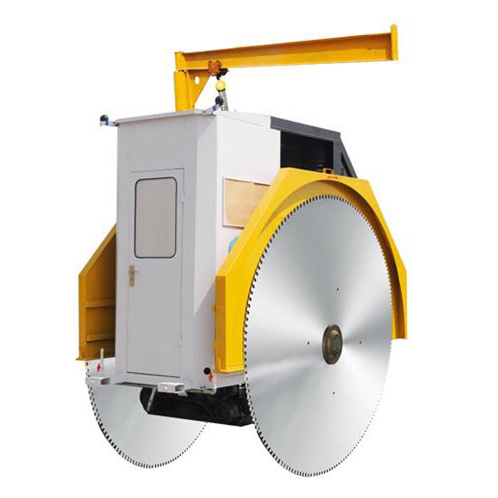 Double blade mining machine