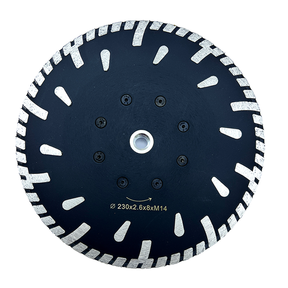 continuous rim granite cutting blade