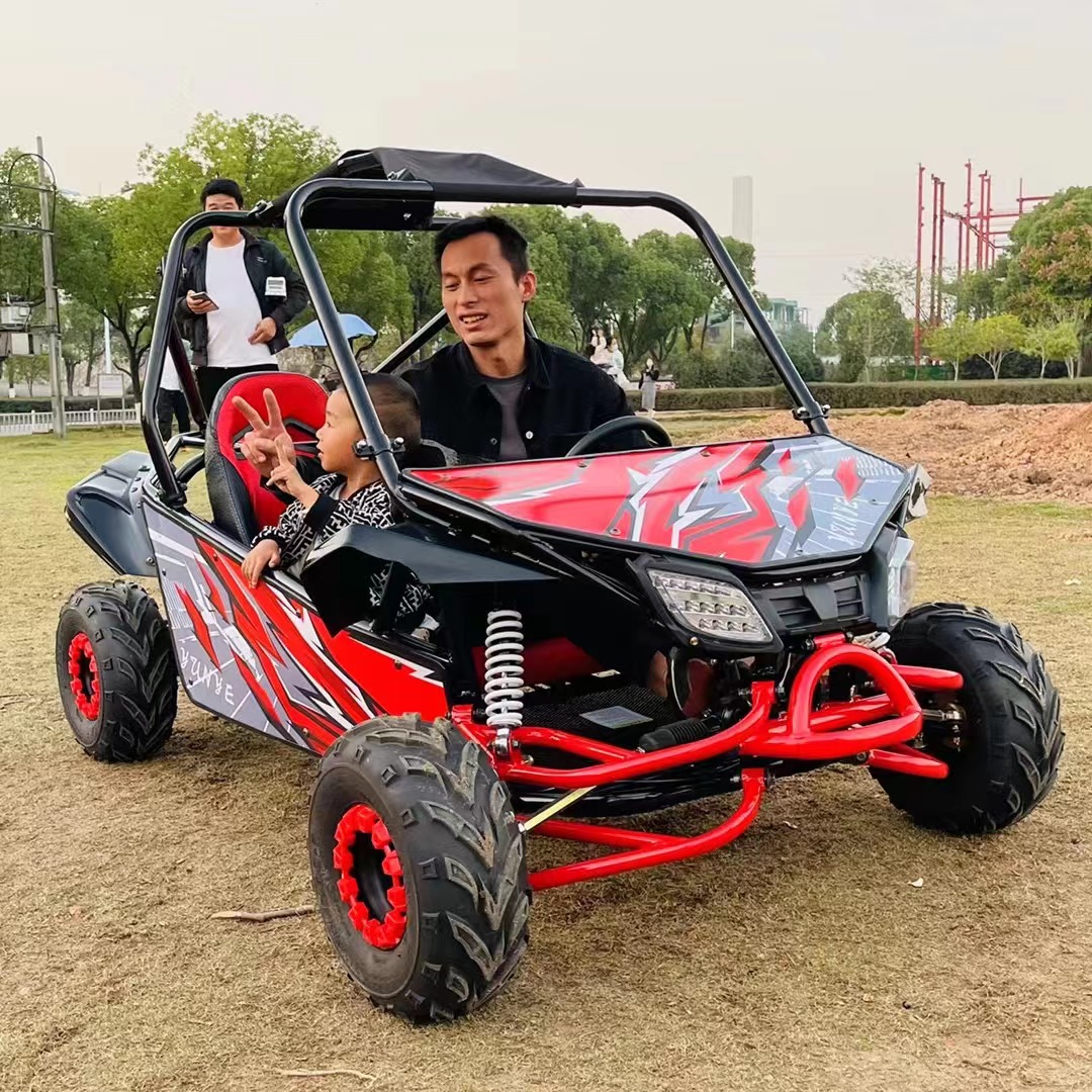 kids go kart with 2 seat