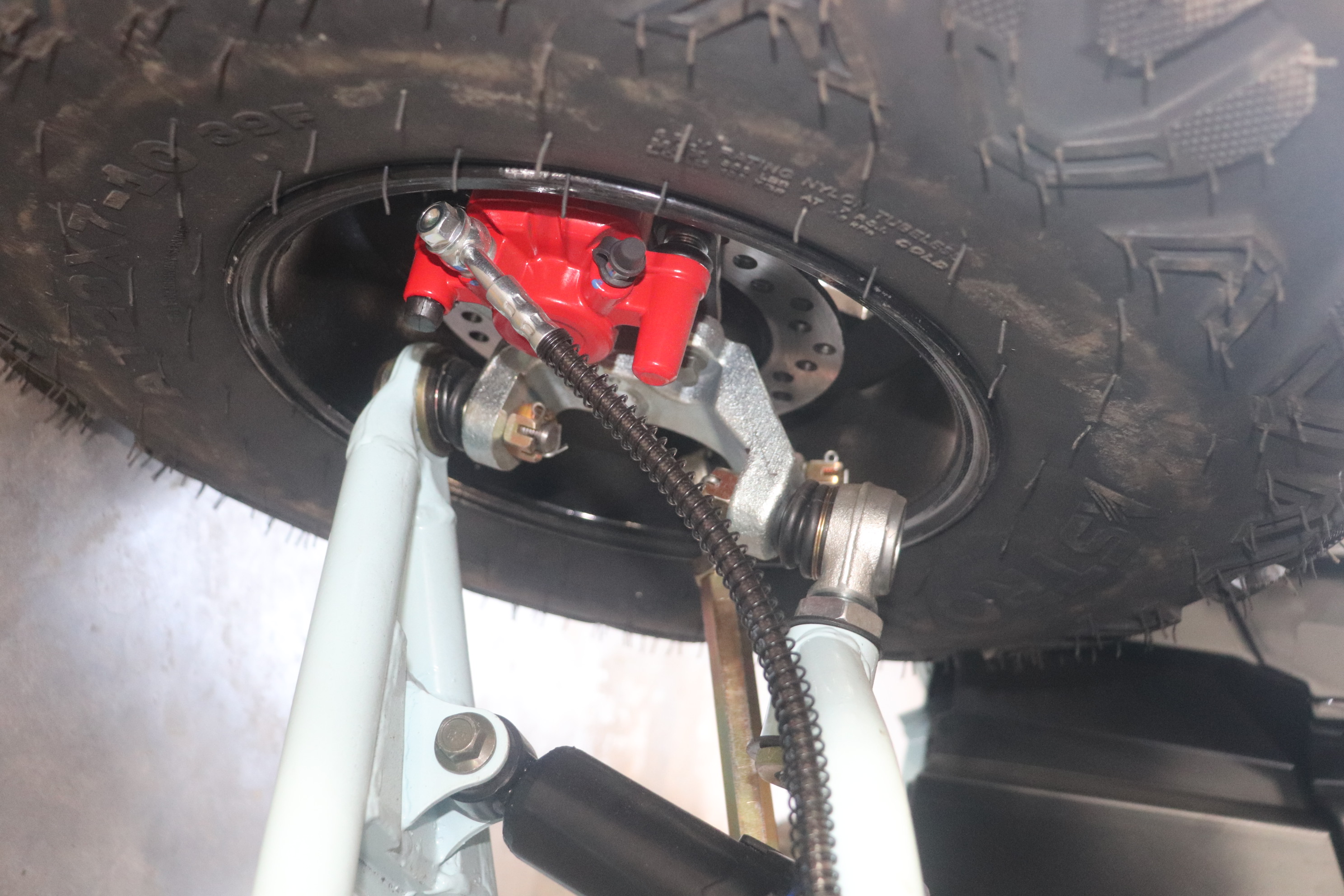 200cc automatic atv with new streeing knunckle