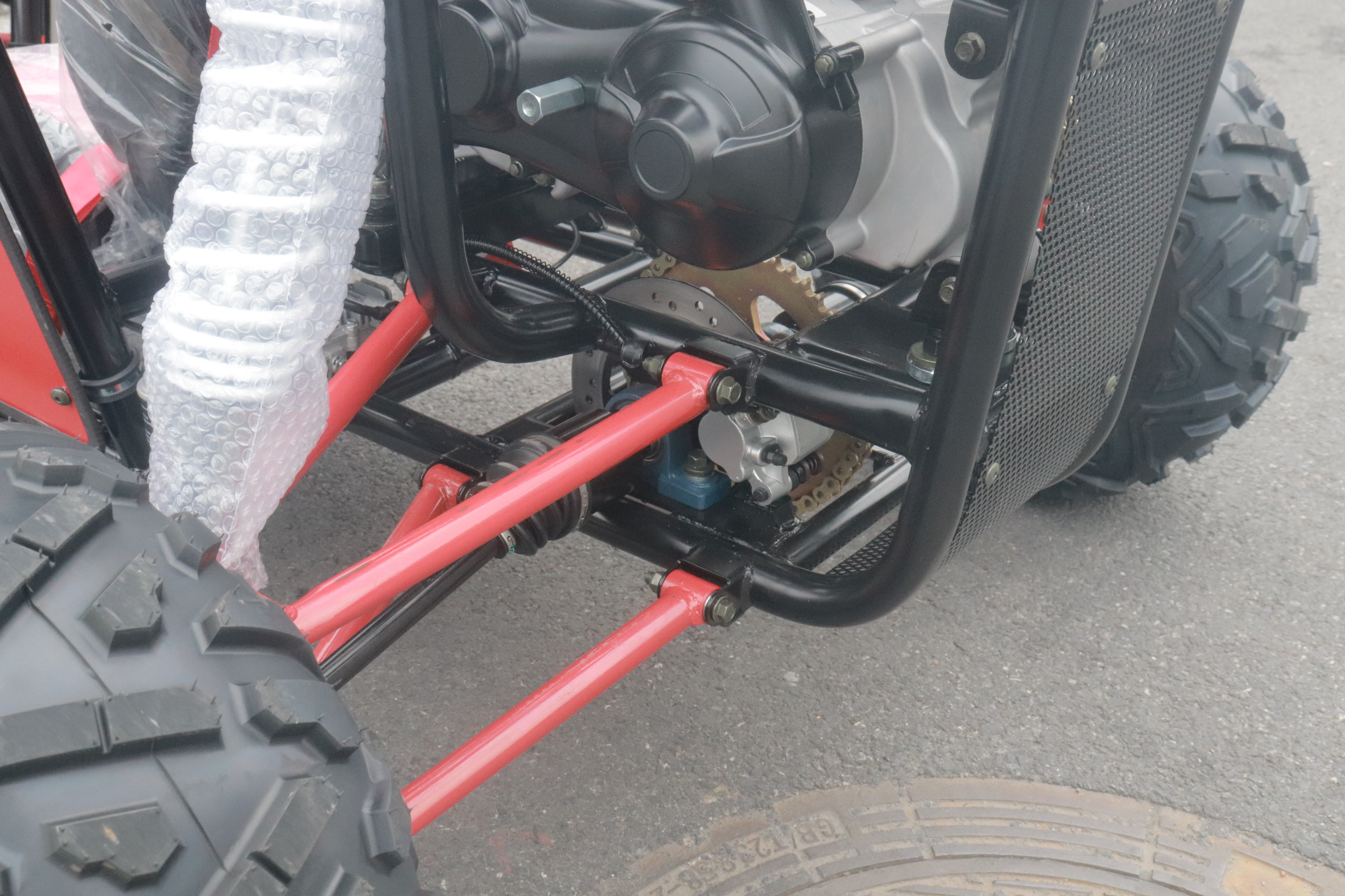 Adult go kart with indepentent shock systerm