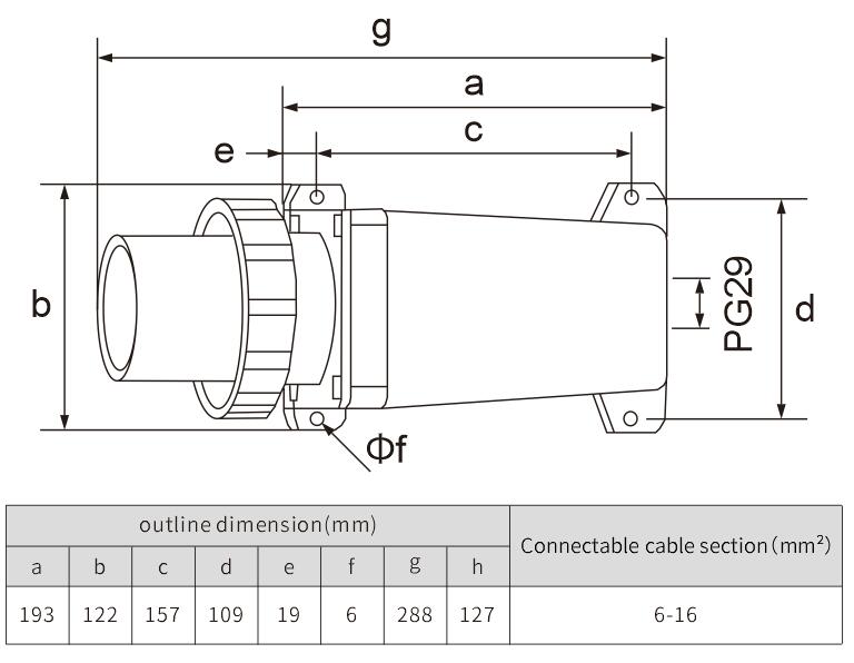 IP67 male and female plug socket waterproof connector 4pin