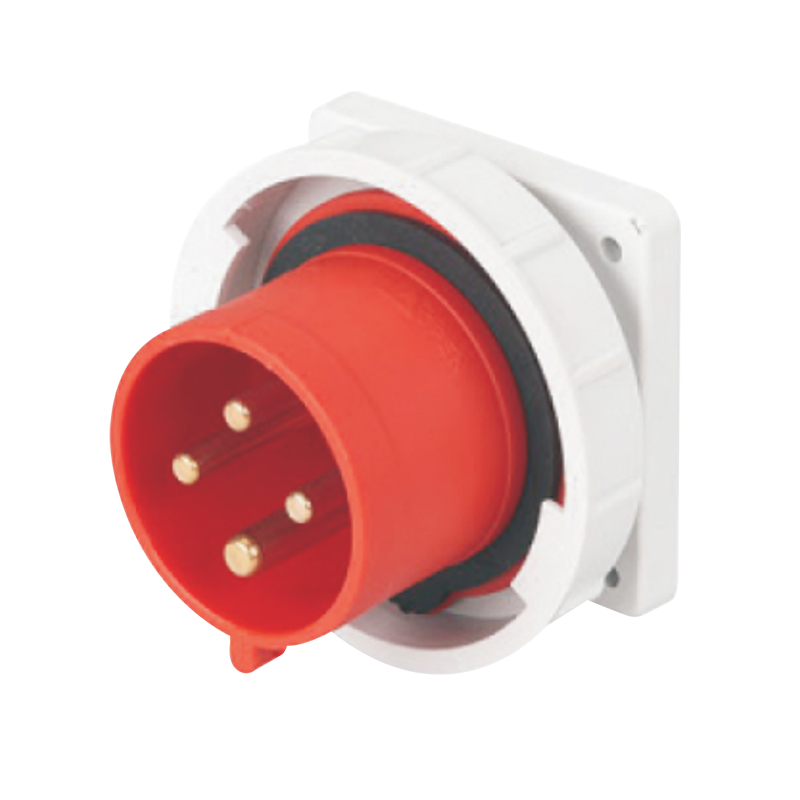 plug panel , ac power plug , red commando socket - NANTE