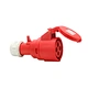 Type 214 ip44 380v 415v 4 pin 16A waterproof connector
