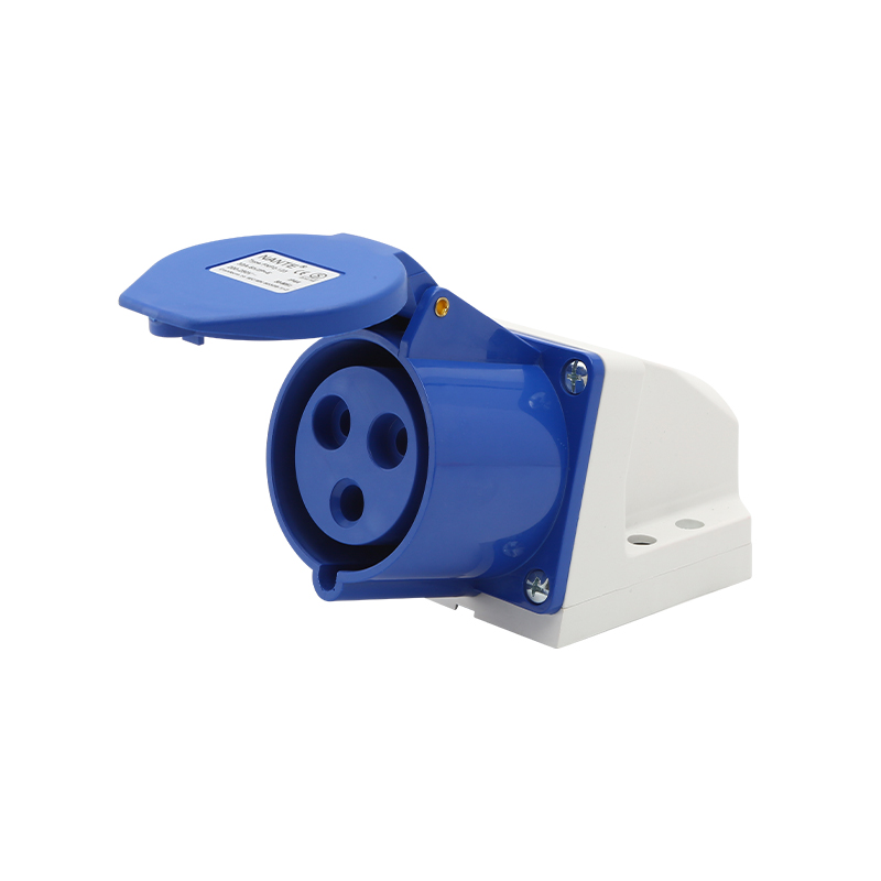 Heavy duty 3p 16 amp female waterproof industrial socket