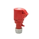Type 225 ip44 415v 3p n e 4 pin waterproof connector socket