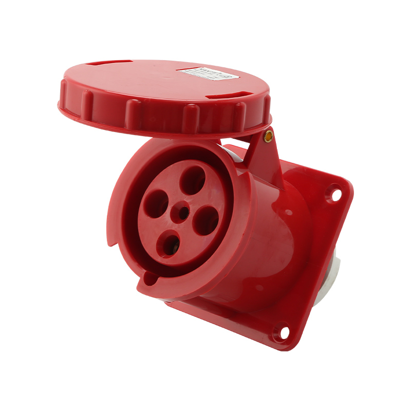 custom socket industrial waterproof socket 4pin socket