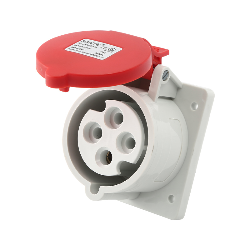 red plug socket 380v plug industrial socket 32 amp 3 pin